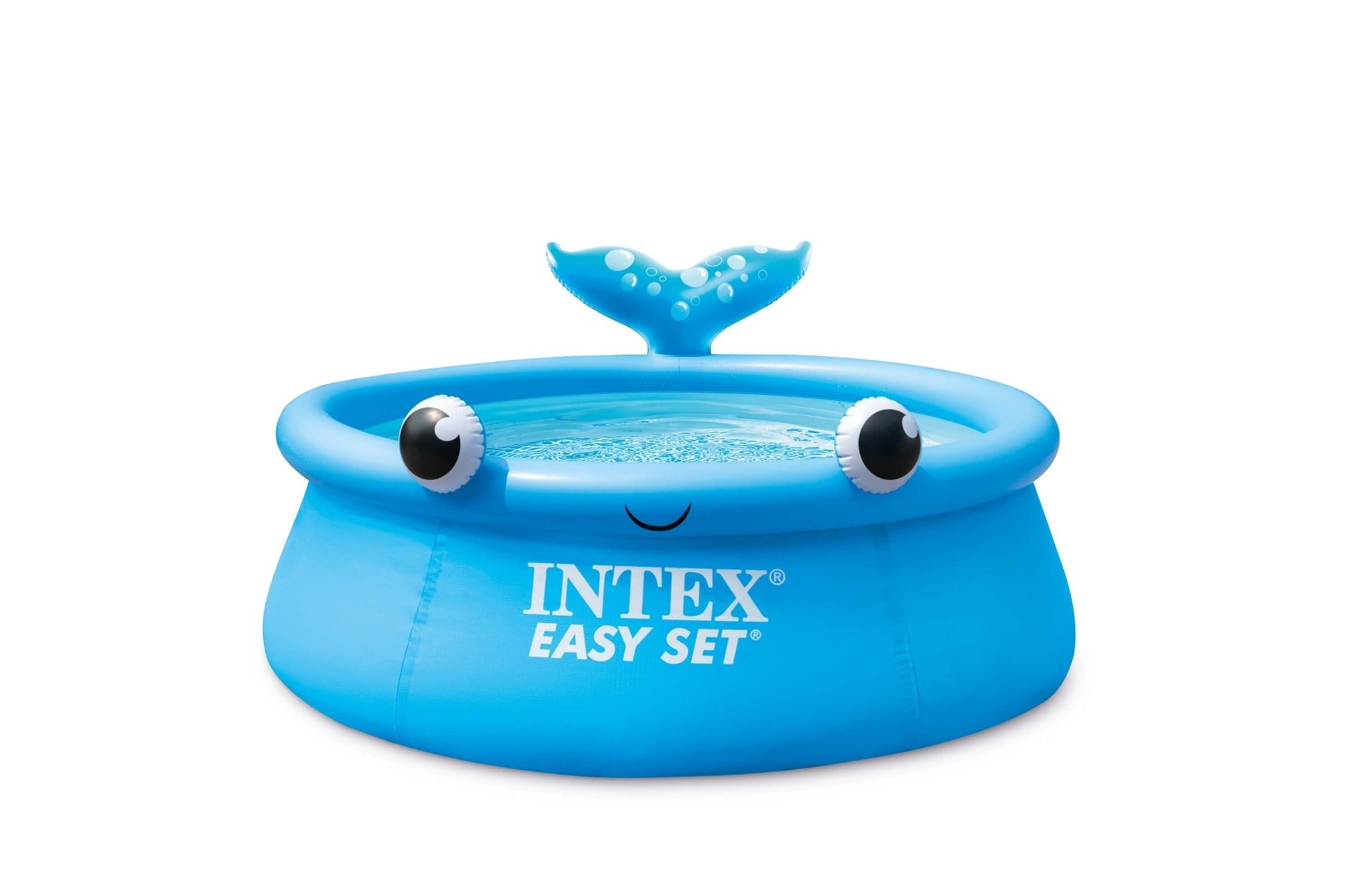 Huismerk - Intex jolly whale easy set zwembad - 183 x 51 cm met vrolijk walvisontwerp - Bivakshop