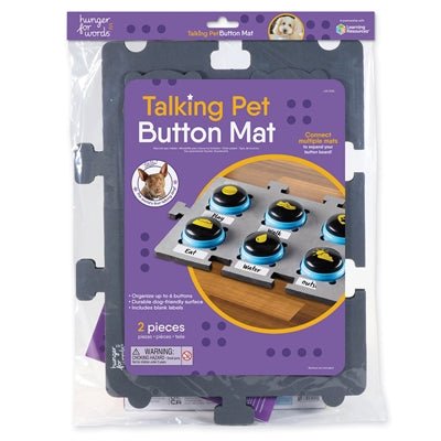 Hunger For Words - Talking Pet Button Mat - Organisatie Mat (33,5x45,7x1,5 cm) - Bivakshop