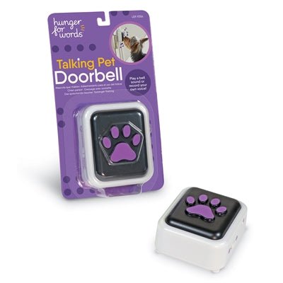Hunger For Words - Talking Pet Doorbell - Interactieve Deurbel (10,2x19,1x4,1 cm) - Bivakshop