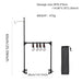 IGT lampstandaard – Draagbare aluminium campingrek voor kookgerei & verlichting - Bivakshop