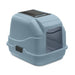 Imac - Kattenbak Easy Cat 2nd Life - 50x40x40 cm - Gerecycled Blauw - Bivakshop