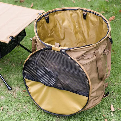 Inklapbare opslagemmer 60 L – draagbare denim opbergtas voor camping & reizen - Bivakshop