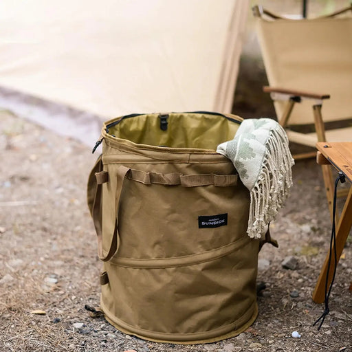 Inklapbare opslagemmer 60 L – draagbare denim opbergtas voor camping & reizen - Bivakshop