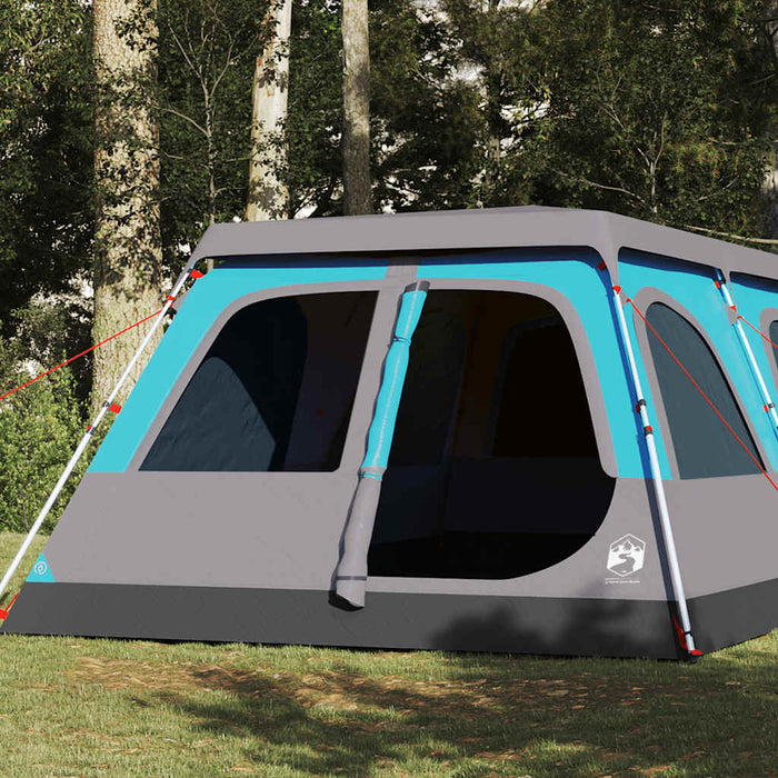 Instant Koepeltent Blauw – Snelontgrendeling – Snelle Opzet & Waterdicht – 4, 6 of 8 Personen - Bivakshop