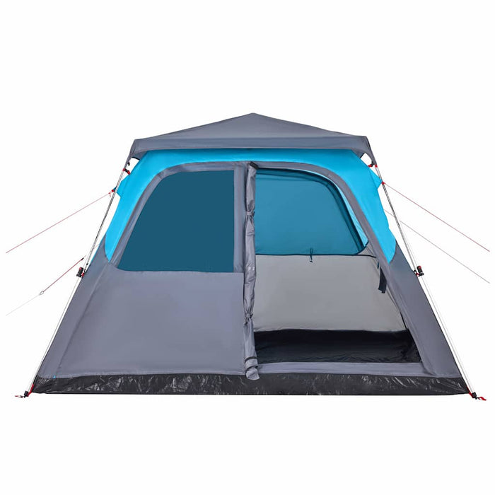 Instant Koepeltent Blauw – Snelontgrendeling – Snelle Opzet & Waterdicht – 4, 6 of 8 Personen - Bivakshop