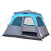 Instant Koepeltent Blauw – Snelontgrendeling – Snelle Opzet & Waterdicht – 4, 6 of 8 Personen - Bivakshop