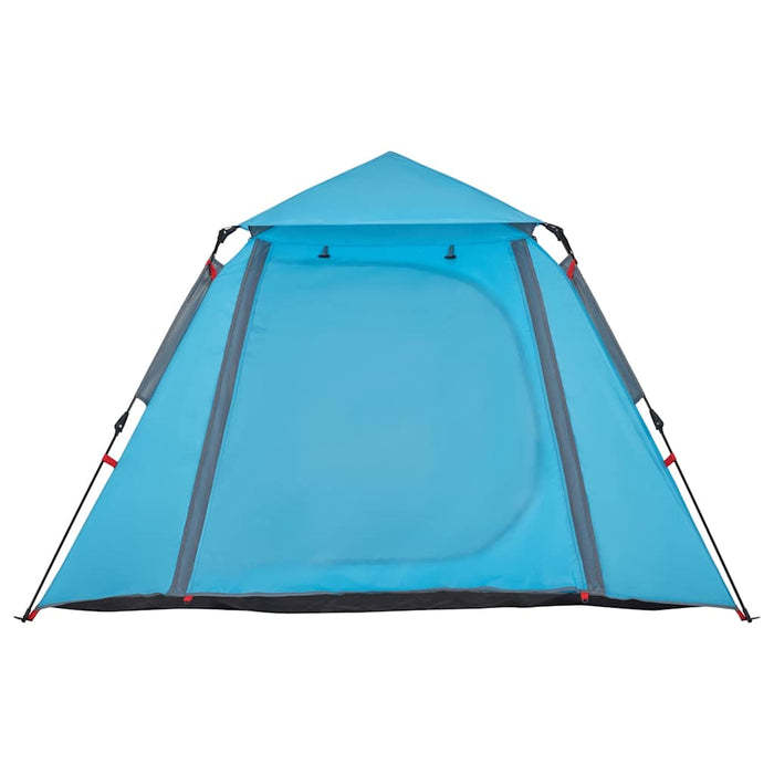 Instant Koepeltent Blauw – Snelontgrendeling – Snelle Opzet & Waterdicht – 4 of 5 Personen - Bivakshop