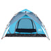 Instant Koepeltent Blauw – Snelontgrendeling – Stabiel & Fris – 3, 4 of 5 Personen - Bivakshop