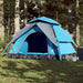 Instant Koepeltent Blauw – Snelontgrendeling – Stabiel & Fris – 3, 4 of 5 Personen - Bivakshop