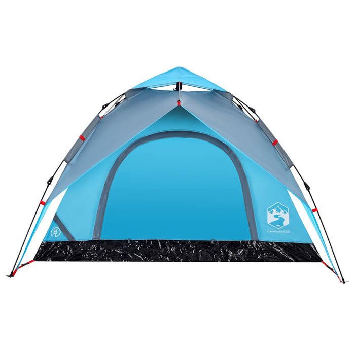 Instant Koepeltent Blauw – Snelontgrendeling – Stabiel & Fris – 3, 4 of 5 Personen - Bivakshop