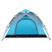 Instant Koepeltent Blauw – Snelontgrendeling – Stabiel & Fris – 3, 4 of 5 Personen - Bivakshop