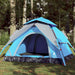 Instant Koepeltent Blauw – Snelontgrendeling – Stabiel & Fris – 3, 4 of 5 Personen - Bivakshop