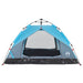 Instant Koepeltent Blauw – Snelontgrendeling – Waterdicht & Snelle Opzet – 2 of 3 Personen - Bivakshop