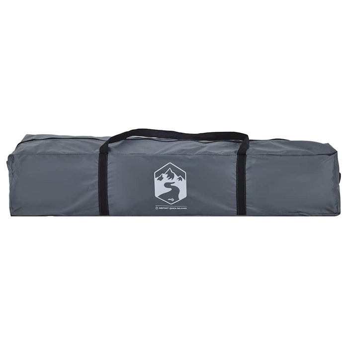 Instant Koepeltent – Grijs/Oranje – Snelontgrendeling – 3, 4 of 5 Personen - Bivakshop