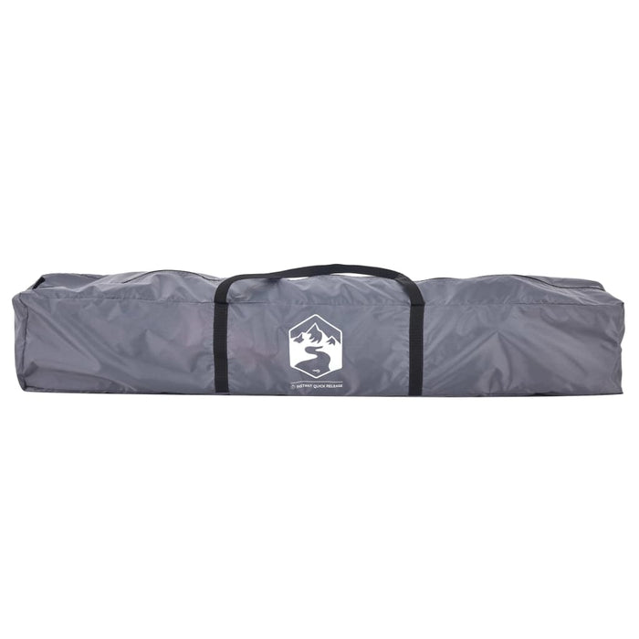 Instant Koepeltent Grijs/Oranje – Snelontgrendeling – 4, 6 of 8 Personen - Bivakshop