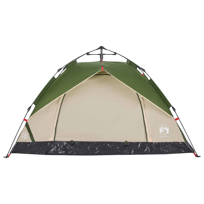 Instant Koepeltent Groen – Snelontgrendeling – Snelle Opzet & Waterdicht – 2 of 3 Personen - Bivakshop
