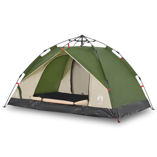 Instant Koepeltent Groen – Snelontgrendeling – Snelle Opzet & Waterdicht – 2 of 3 Personen - Bivakshop