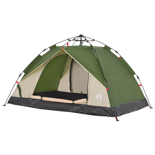 Instant Koepeltent Groen – Snelontgrendeling – Snelle Opzet & Waterdicht – 2 of 3 Personen - Bivakshop