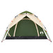 Instant Koepeltent Groen – Snelontgrendeling – Stabiel & Discreet – 3, 4 of 5 Personen - Bivakshop