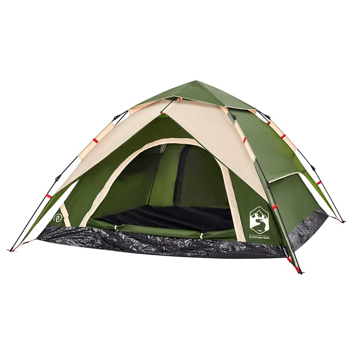 Instant Koepeltent Groen – Snelontgrendeling – Stabiel & Discreet – 3, 4 of 5 Personen - Bivakshop