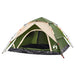 Instant Koepeltent Groen – Snelontgrendeling – Stabiel & Discreet – 3, 4 of 5 Personen - Bivakshop
