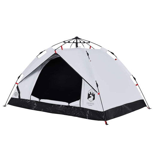 Instant Koepeltent Wit – Snelontgrendeling – Verduisterende Stof – 2 of 3 Personen - Bivakshop