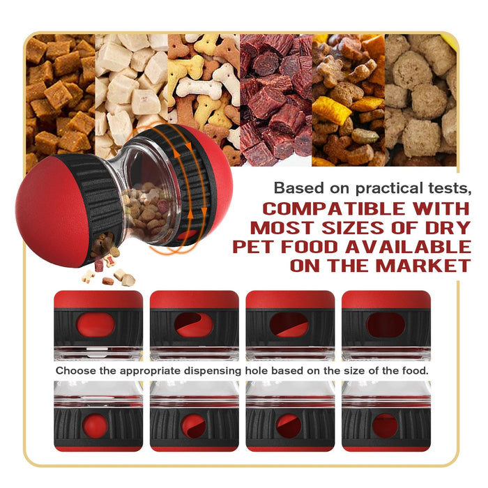 Interactieve voerpuzzelbal – IQ speelgoed voor langzame voeding van hond & kat - Bivakshop