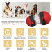Interactieve voerpuzzelbal – IQ speelgoed voor langzame voeding van hond & kat - Bivakshop