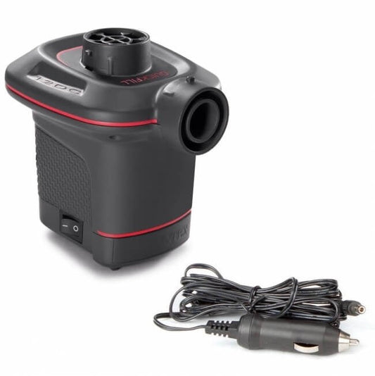 Intex elektrische opblaaspomp - 12V voor snel en efficiënt opblazen - Bivakshop