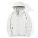 JNLN unisex outdoor jas - Trekking en hiking windbreaker met afneembare capuchon - Bivakshop