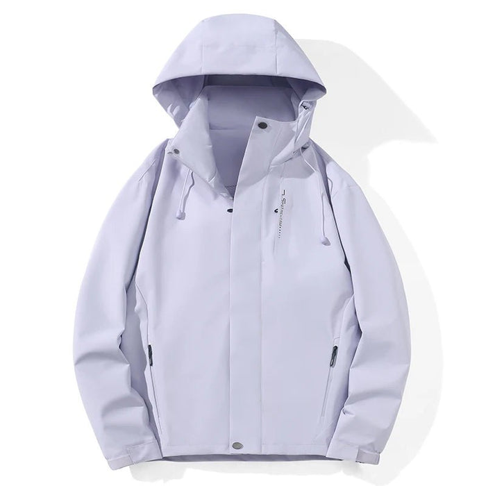 JNLN unisex outdoor jas - Trekking en hiking windbreaker met afneembare capuchon - Bivakshop