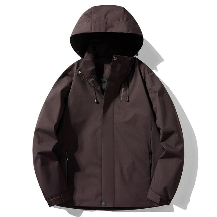 JNLN unisex outdoor jas - Trekking en hiking windbreaker met afneembare capuchon - Bivakshop
