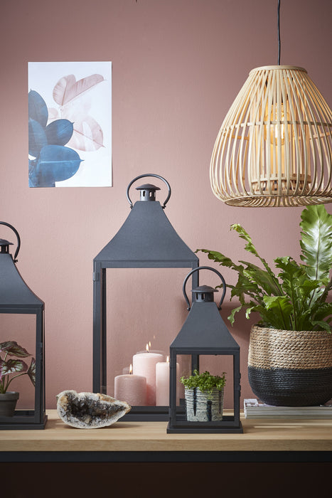 Jorck – Ronde Mand Set van 3 – Zwart – H24 x Ø26 cm – Stijlvol & Praktisch - Bivakshop