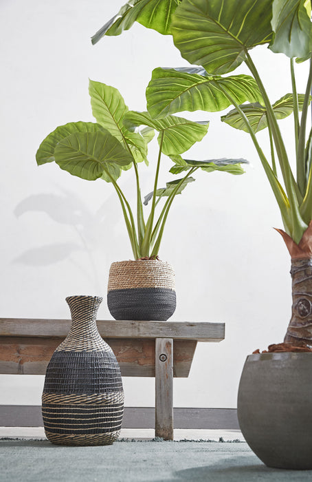 Jorck – Ronde Mand Set van 3 – Zwart – H24 x Ø26 cm – Stijlvol & Praktisch - Bivakshop