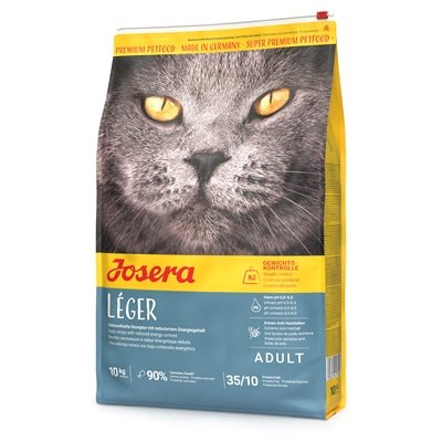 Josera - Leger - Gewichtsbeheersing & Gecastreerde Katten - Kattenvoeding - 2 kg & 10 kg - Bivakshop