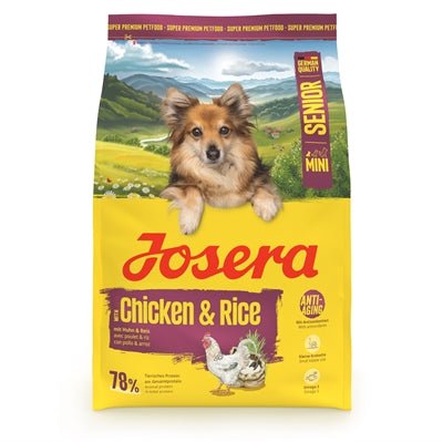 Josera - Mini Senior Chicken en Rice - 3 kg - Bivakshop