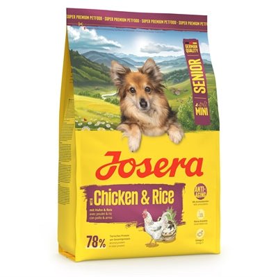 Josera - Mini Senior Chicken en Rice - 3 kg - Bivakshop