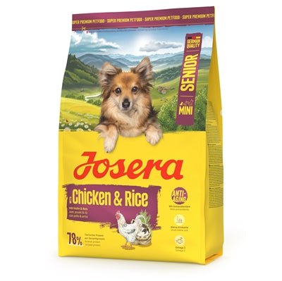 Josera - Mini Senior Chicken en Rice - 3 kg - Bivakshop