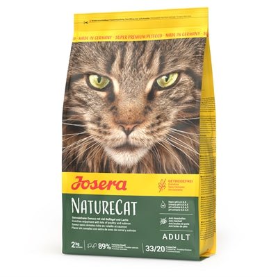 Josera - Naturecat - Graanvrij & Actieve Katten - Kattenvoeding - 2 kg & 10 kg - Bivakshop