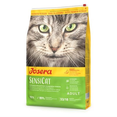 Josera - Sensicat - Gevoelige Maag & Kieskeurige Katten - Kattenvoeding - 2 kg & 10 kg - Bivakshop