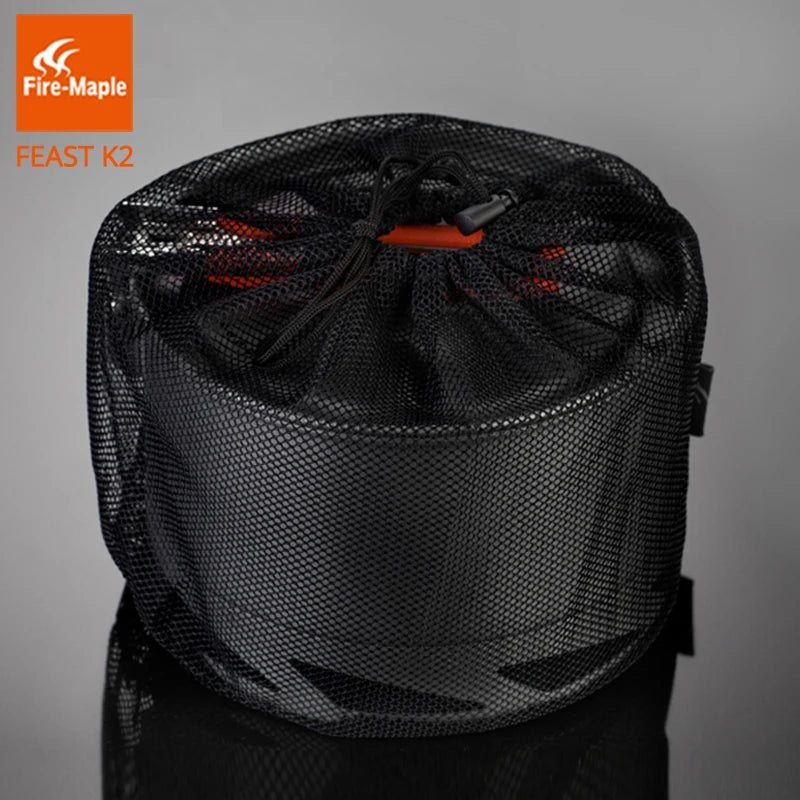 Kampeerketel 1.5L - Opvouwbaar met warmtewisselaar - Lichtgewicht voor outdoor - Bivakshop