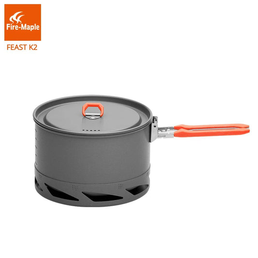 Kampeerketel 1.5L - Opvouwbaar met warmtewisselaar - Lichtgewicht voor outdoor - Bivakshop