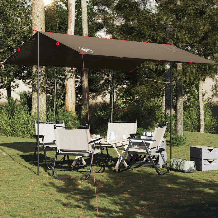 Kampeerluifel – Waterdichte luifel – Bruin – Compact ontwerp – Diverse maten - Bivakshop