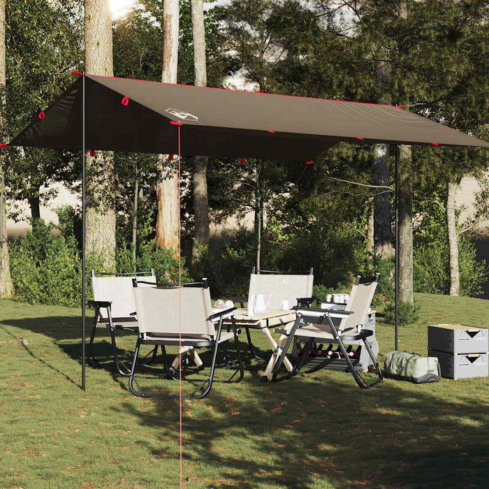 Kampeerluifel – Waterdichte luifel – Bruin – Compact ontwerp – Diverse maten - Bivakshop
