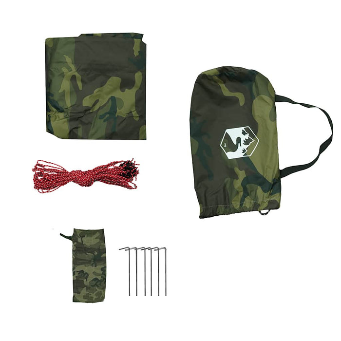 Kampeerluifel – Waterdichte luifel – Camouflage – Compact ontwerp – Diverse maten - Bivakshop