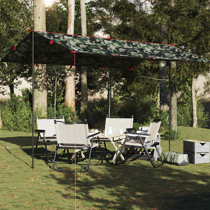 Kampeerluifel – Waterdichte luifel – Camouflage – Compact ontwerp – Diverse maten - Bivakshop