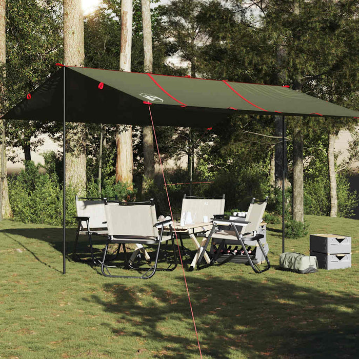 Kampeerluifel – Waterdichte luifel – Olijfgroen – Compact ontwerp – Diverse maten - Bivakshop