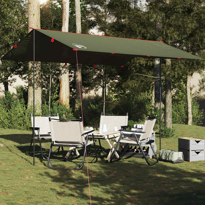 Kampeerluifel – Waterdichte luifel – Olijfgroen – Compact ontwerp – Diverse maten - Bivakshop