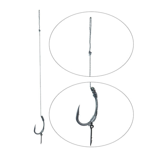 Kant - en - klare onderlijnen voor karper - & feedervissen – 6 stuks - Bivakshop