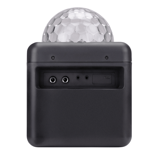 Karaoke Party Speaker – BT – 10W – 25 LED’s – USB – Draagbaar & Feestklaar - Bivakshop